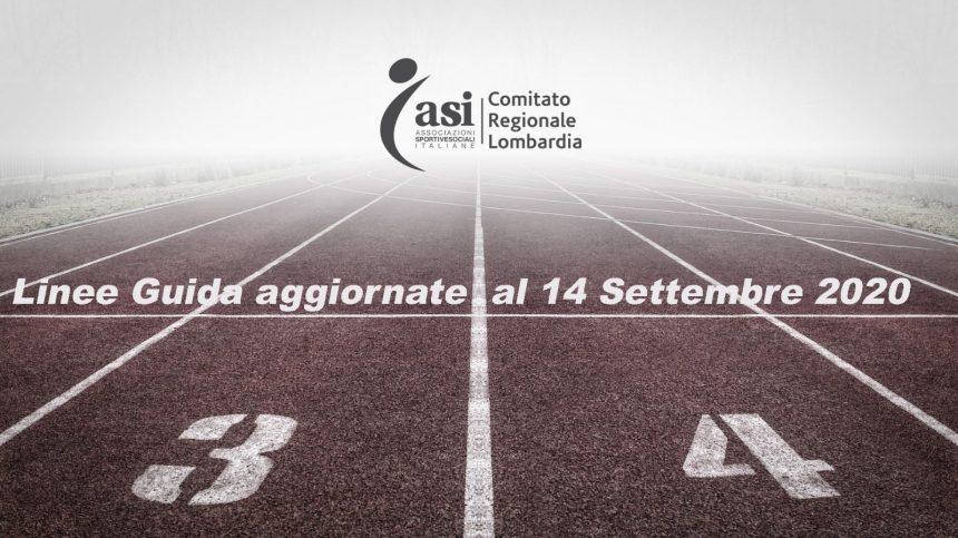 LINEE GUIDA PER L’ATTIVITA’ DI BASE – AGGIORNAMENTO SETTEMBRE 2020